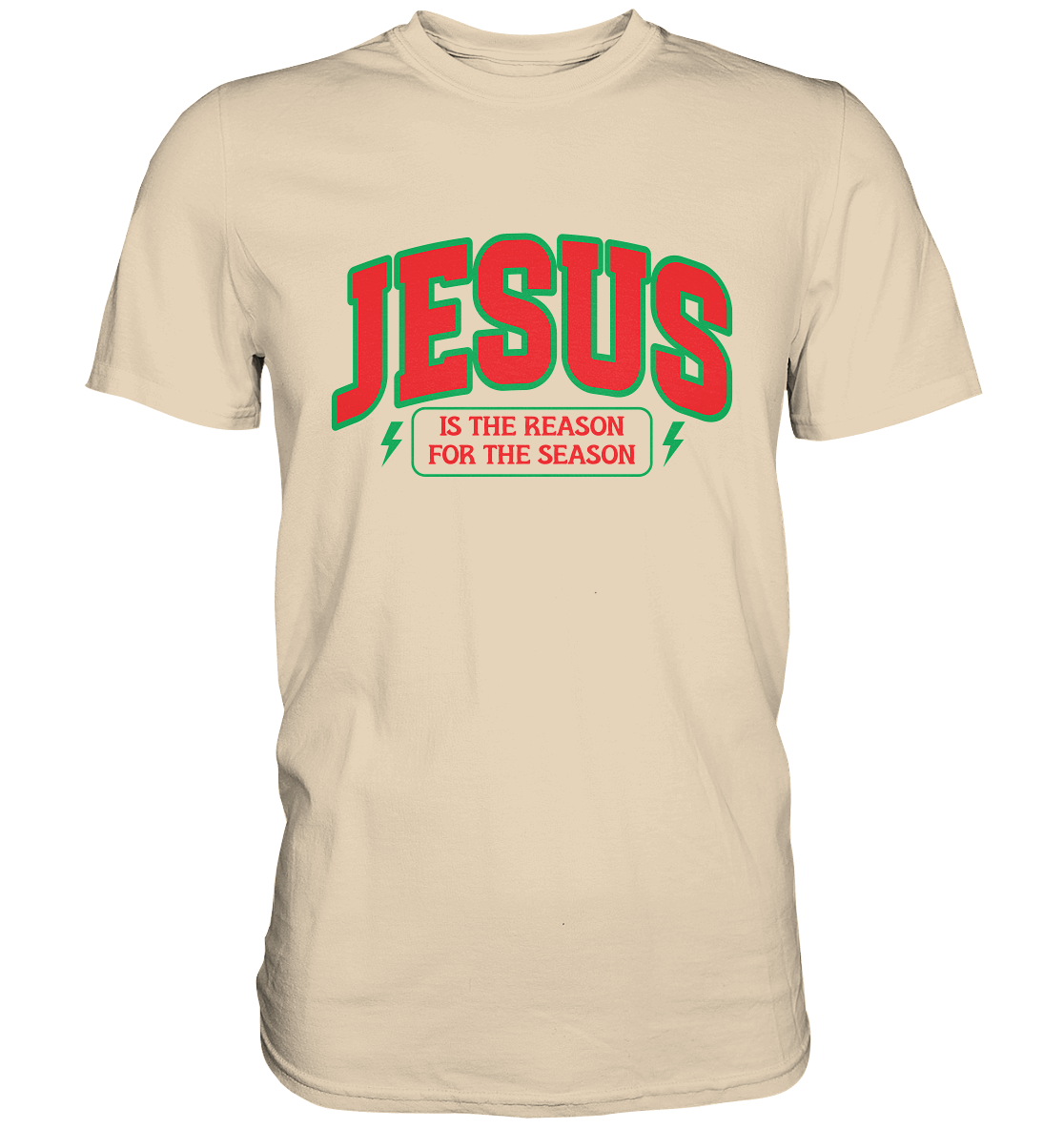 Jesus – Der Grund für die Weihnachtszeit (RG) - Premium Shirt