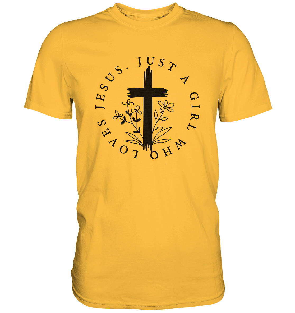 Just a girl who loves Jesus - Premium Shirt