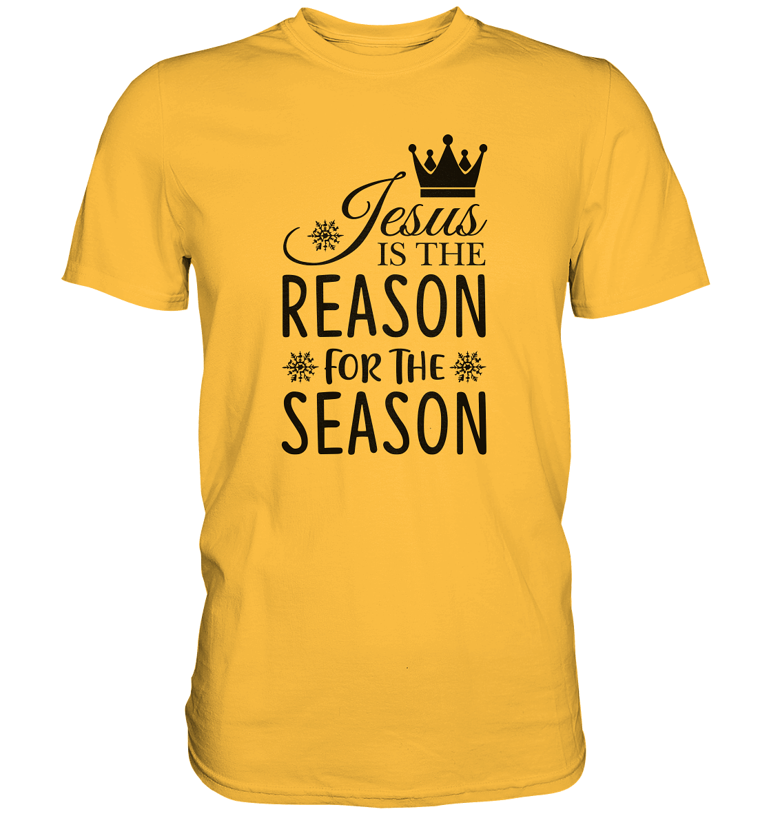 Jesus – Der Grund für die Weihnachtszeit | Christliche Geschenke - Premium Shirt