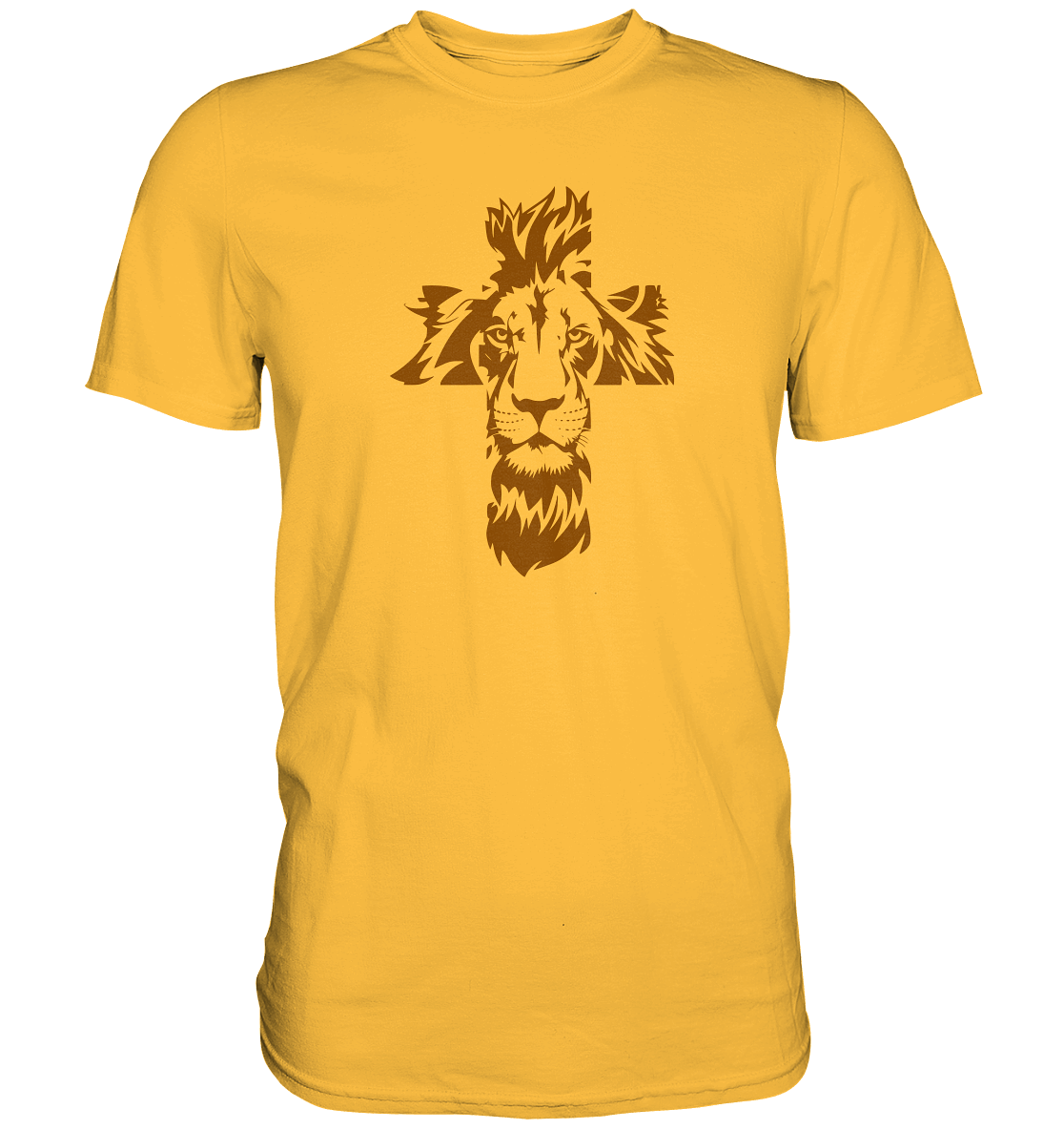 Im Zeichen des Löwen – Fest verwurzelt im Glauben | Christliche Kleidung - Premium Shirt