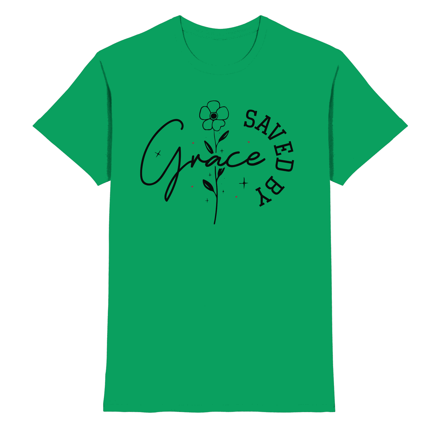 Saved by Grace – ein schlichtes Design mit tiefer Botschaft - Premium Shirt