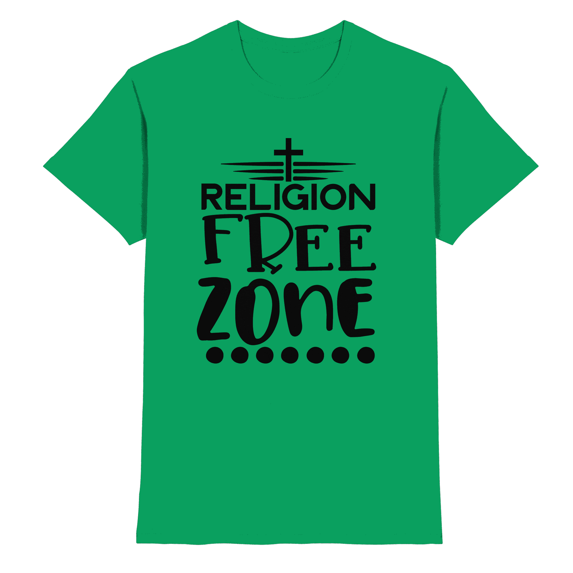 Religion Free Zone | Christliche Kleidung & Geschenke mit Botschaft - Premium Shirt