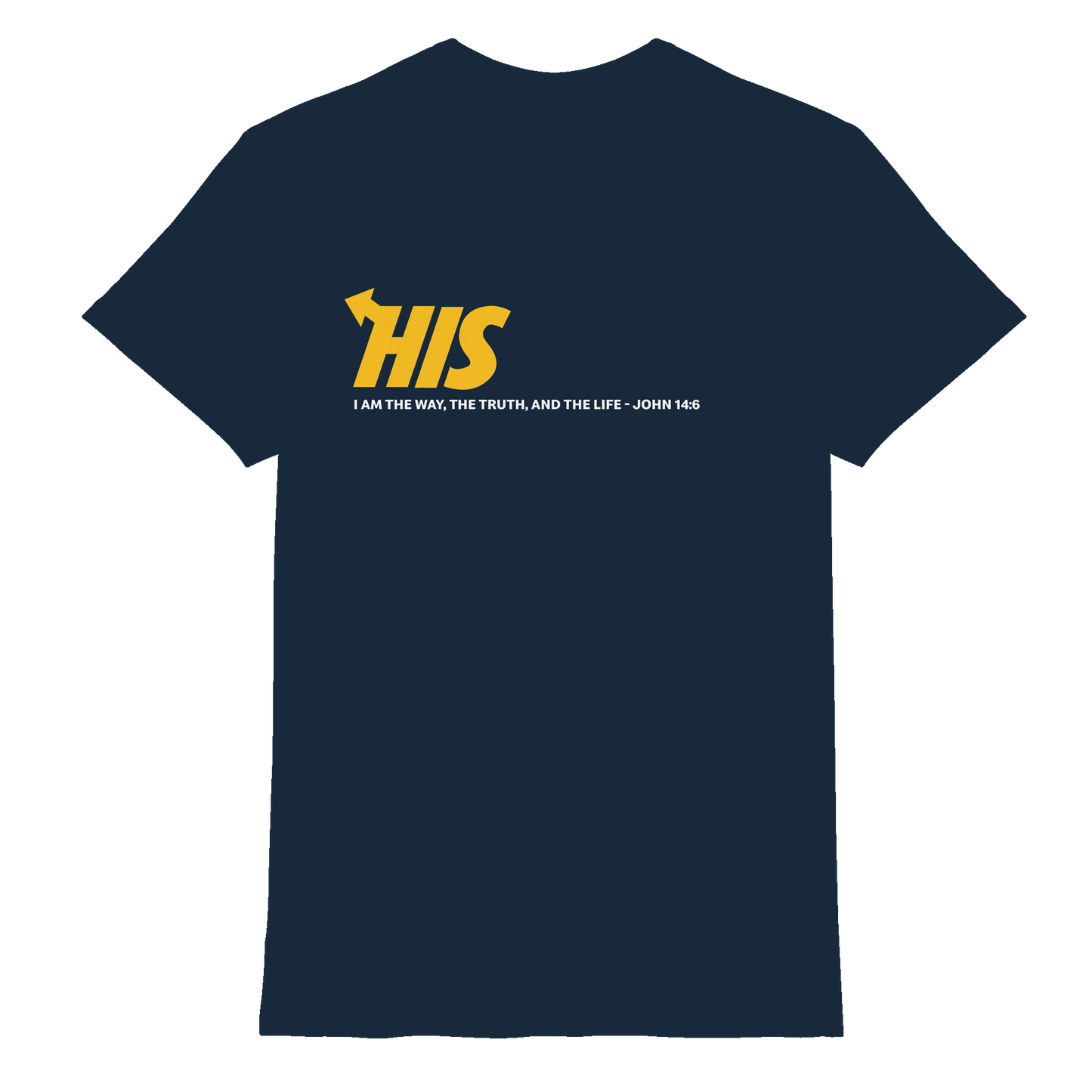 His Way – John 14:6 | Christliches Statement Design mit Johannes 14,6 - Premium Shirt