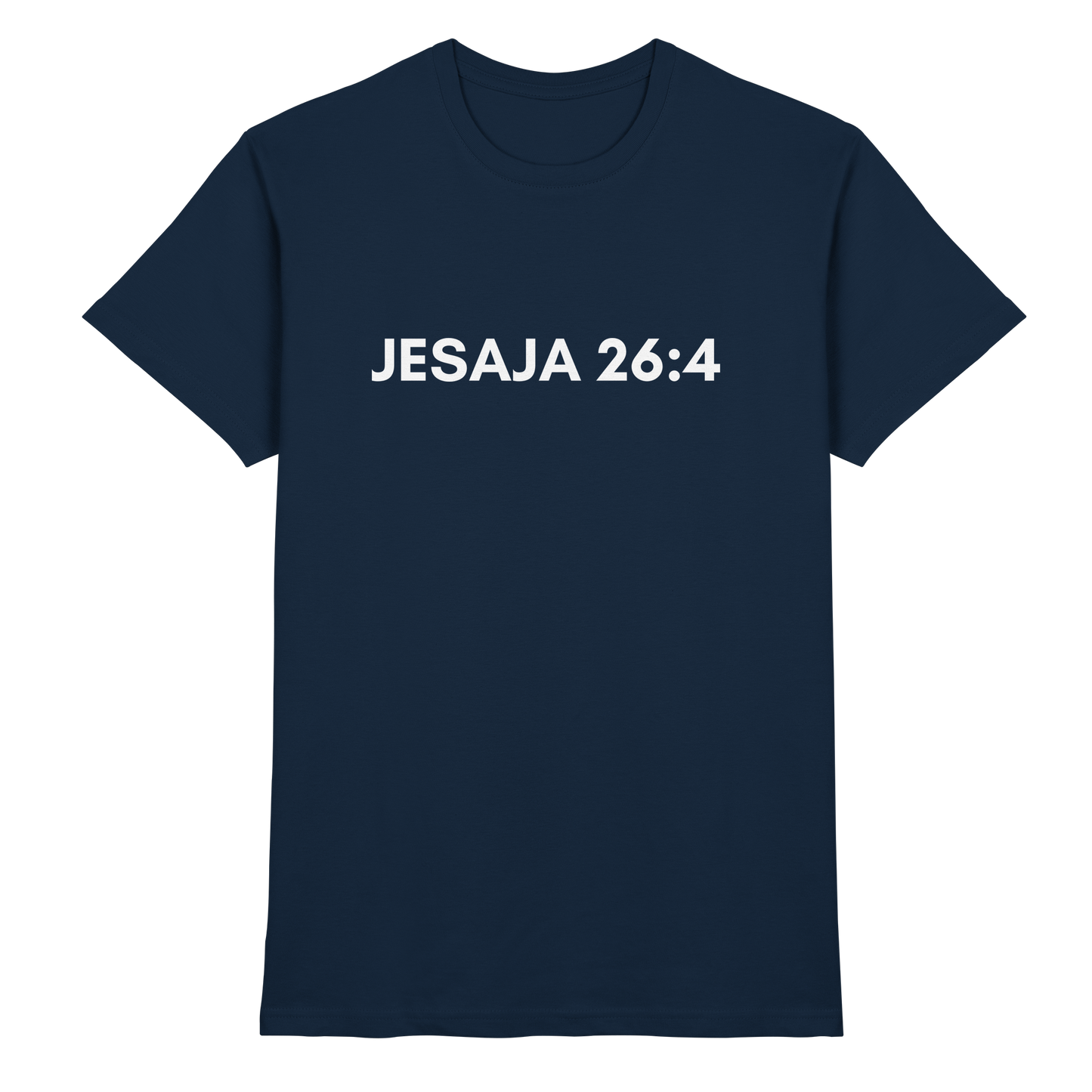 Jesaja 26,4 – Der Herr ist ein ewiger Fels | Christliches Bibelvers Design - Premium Shirt