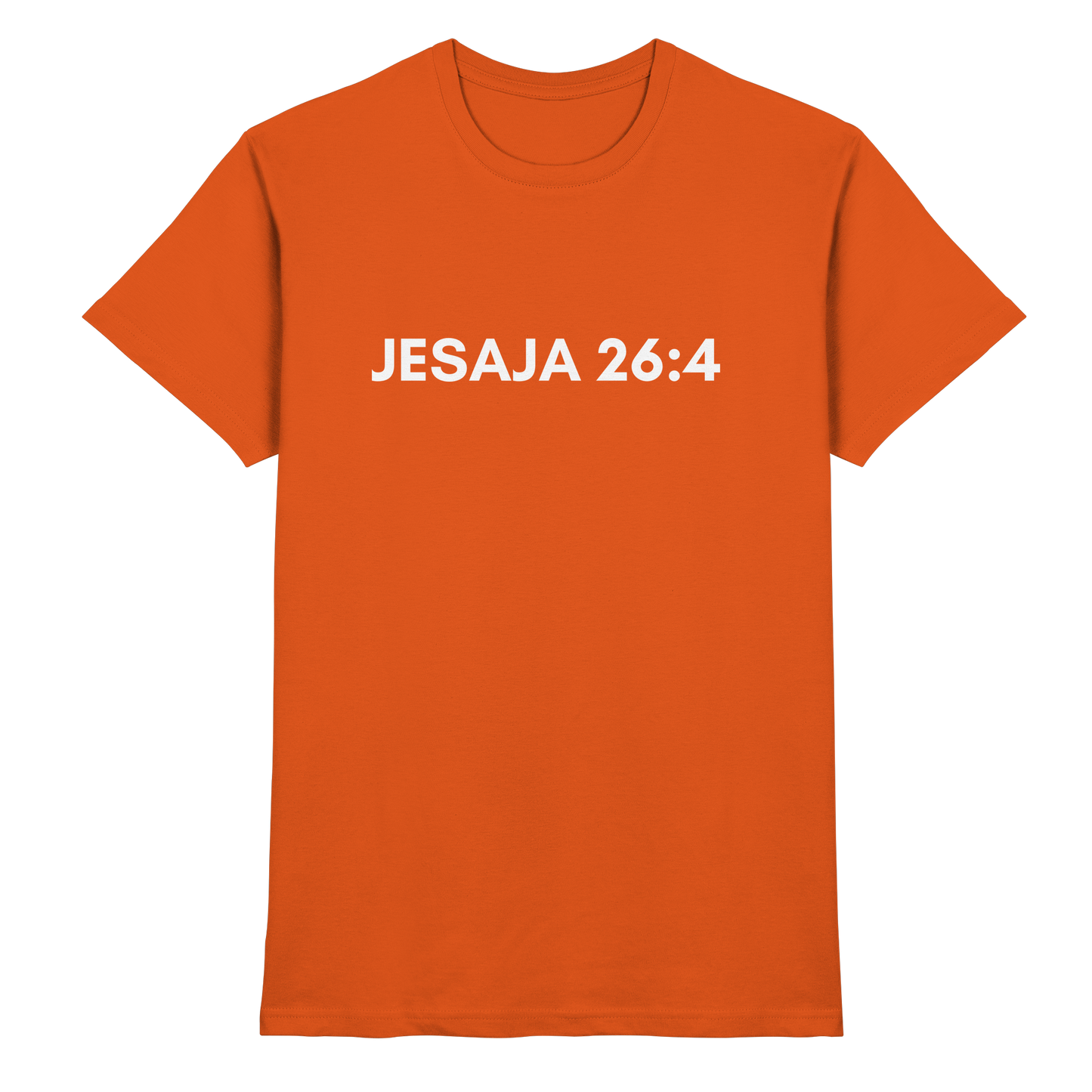 Jesaja 26,4 – Der Herr ist ein ewiger Fels | Christliches Bibelvers Design - Premium Shirt