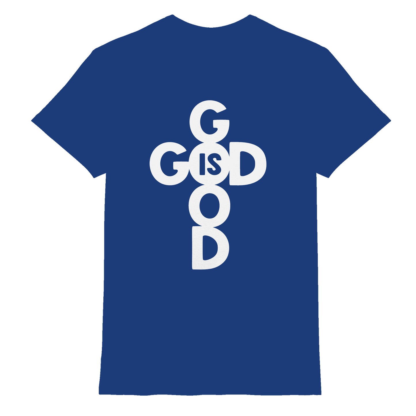 God is Good | Christliche Kleidung & Geschenke im Kreuz-Design - Premium Shirt
