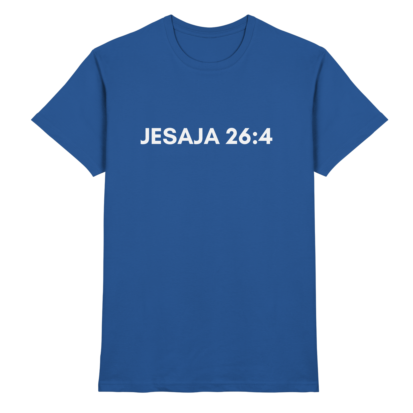Jesaja 26,4 – Der Herr ist ein ewiger Fels | Christliches Bibelvers Design - Premium Shirt