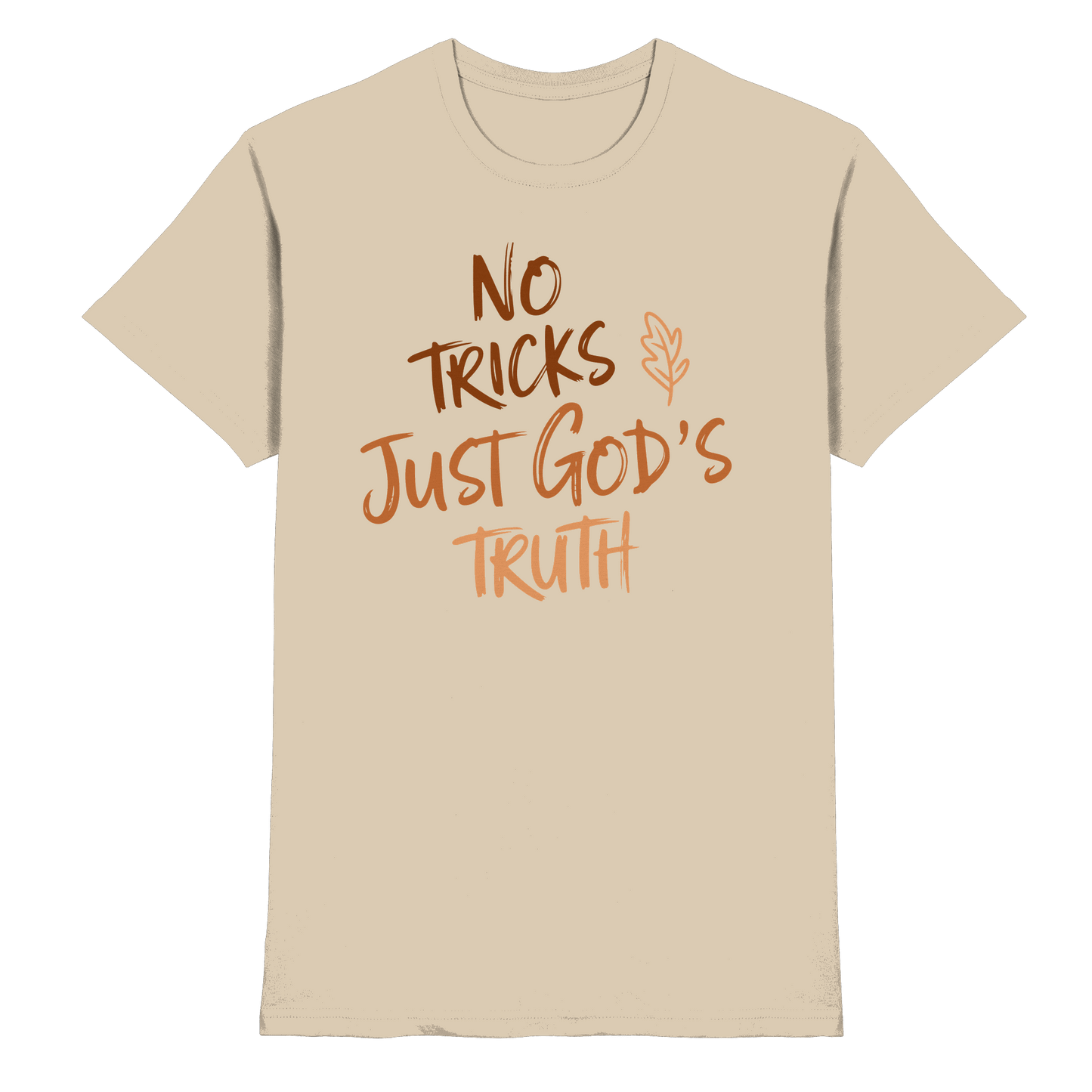 No Tricks – Just God’s Truth | Christliche Kleidung & Geschenke im Retro-Design für Herbst & Halloween - Premium Shirt