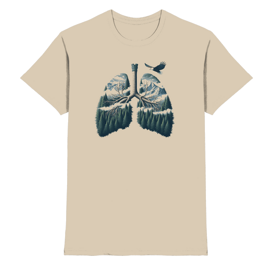 YHWH – Every Breath Speaks His Name | Atem des Lebens | Christliches Design - Premium Shirt