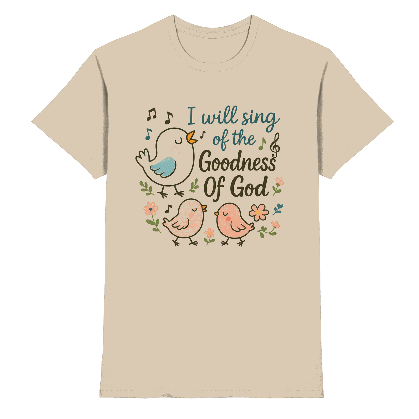 I will sing of the goodness of God | Christliche Produkte - Premium Shirt