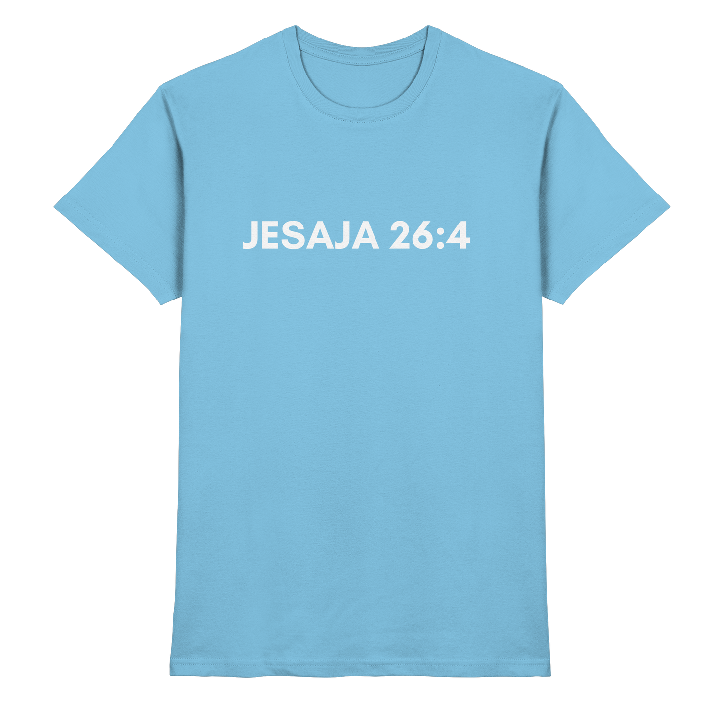 Jesaja 26,4 – Der Herr ist ein ewiger Fels | Christliches Bibelvers Design - Premium Shirt