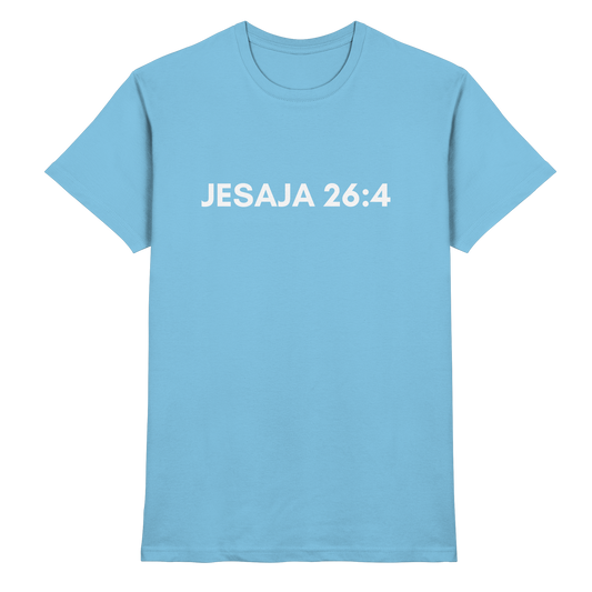 Isaiah 26:4 - The Lord is an Everlasting Rock | Christian Bible Verse Design - Premium Shirt