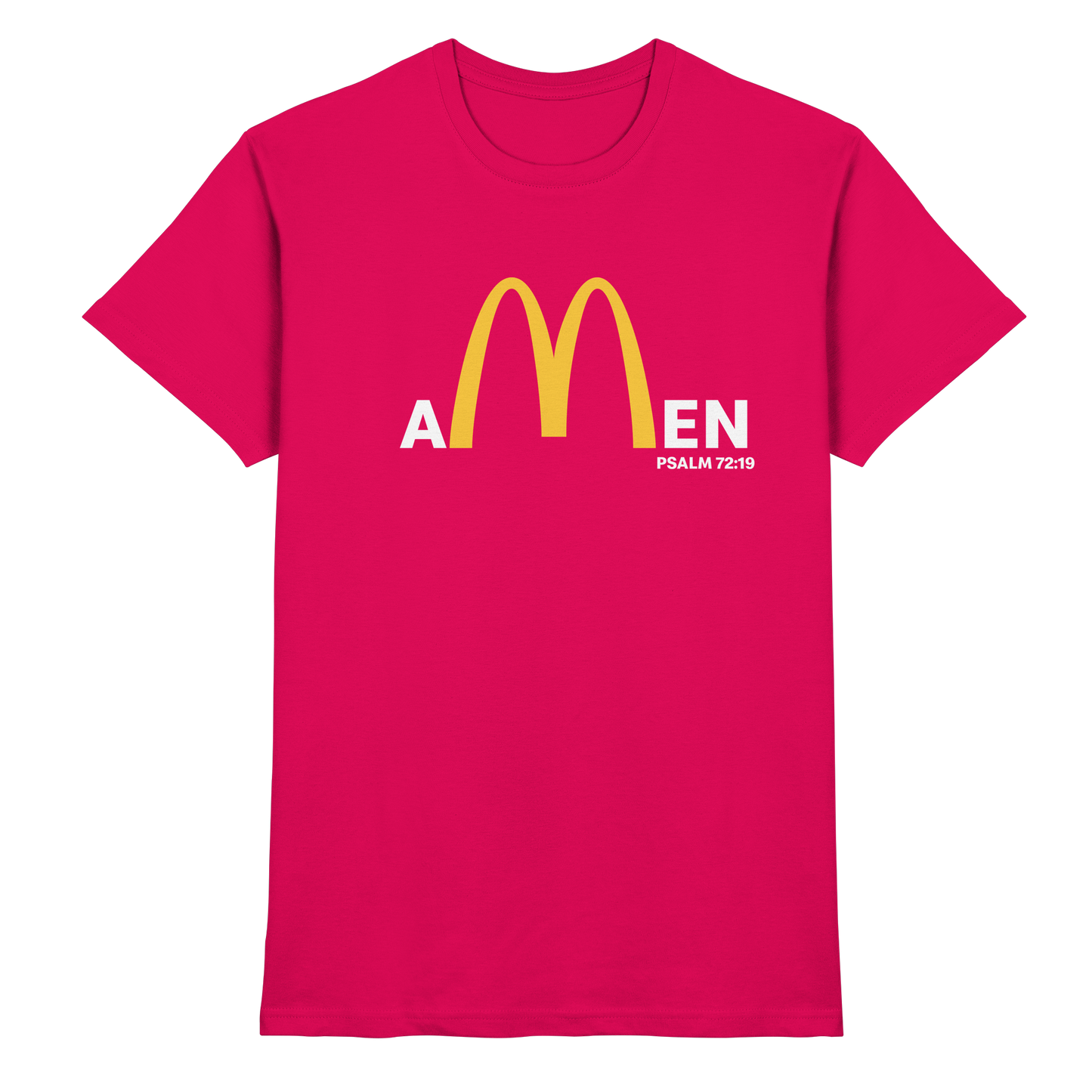 Amen Psalm 72,19 – Christliches Statement Design | Gott sei gepriesen in Ewigkeit - Premium Shirt