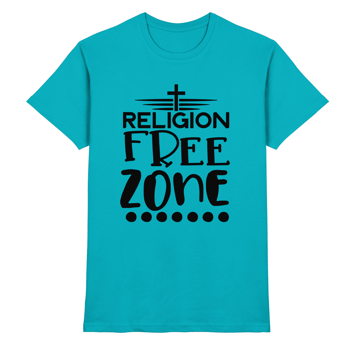 Religion Free Zone | Christliche Kleidung & Geschenke mit Botschaft - Premium Shirt