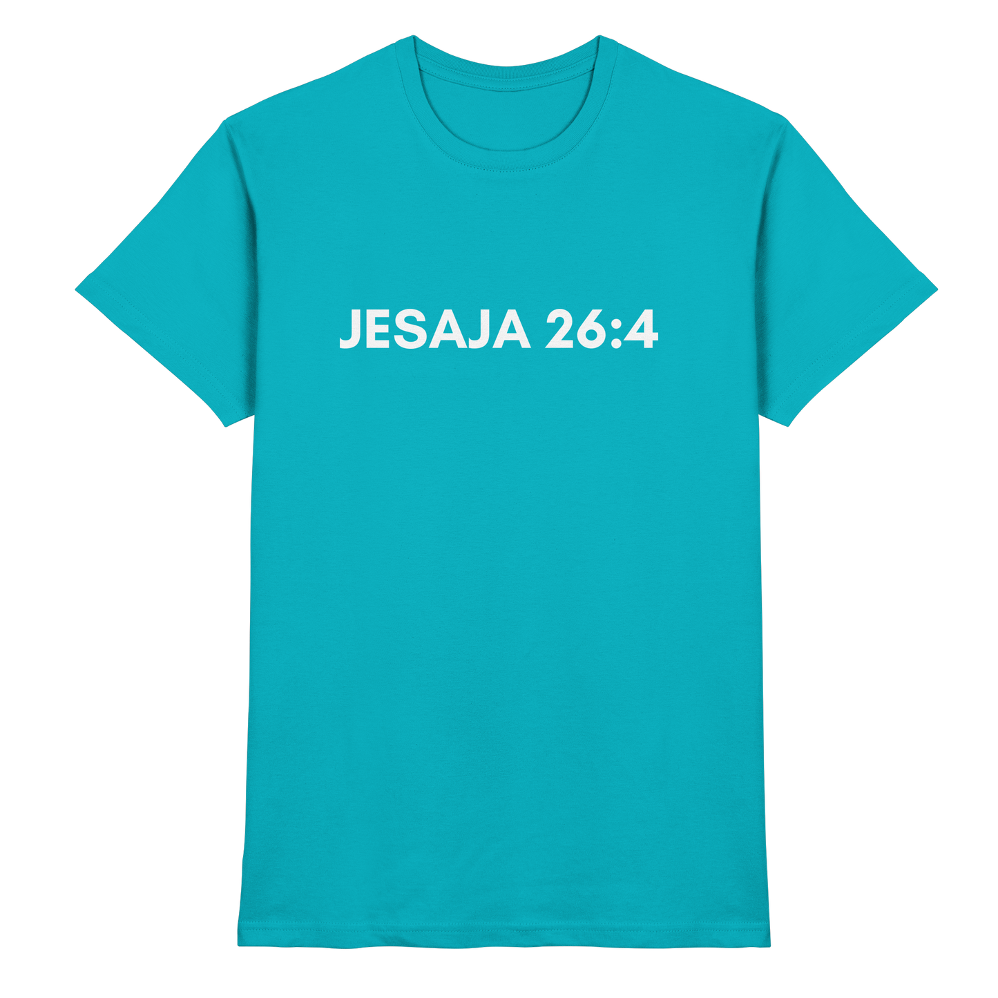 Jesaja 26,4 – Der Herr ist ein ewiger Fels | Christliches Bibelvers Design - Premium Shirt