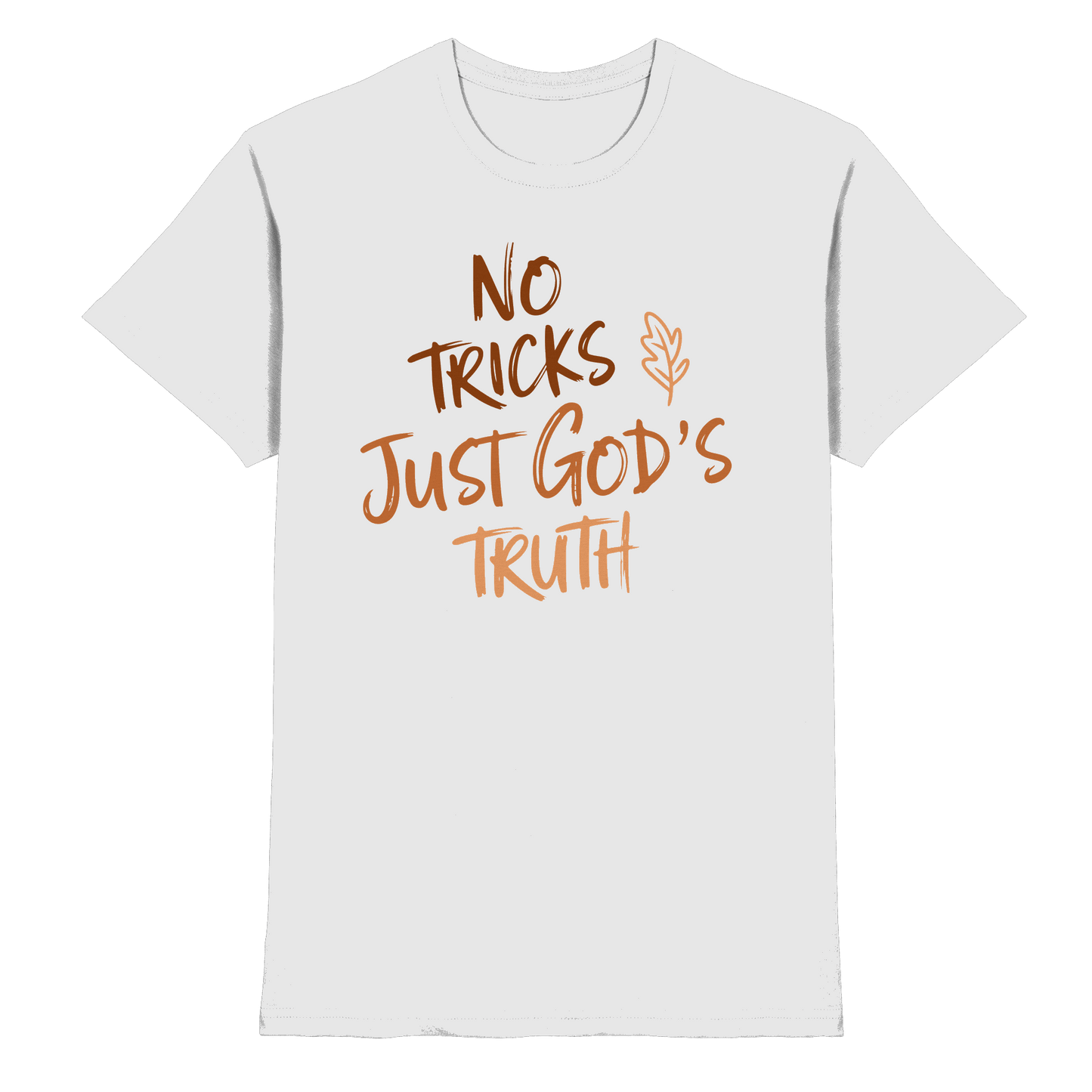 No Tricks – Just God’s Truth | Christliche Kleidung & Geschenke im Retro-Design für Herbst & Halloween - Premium Shirt
