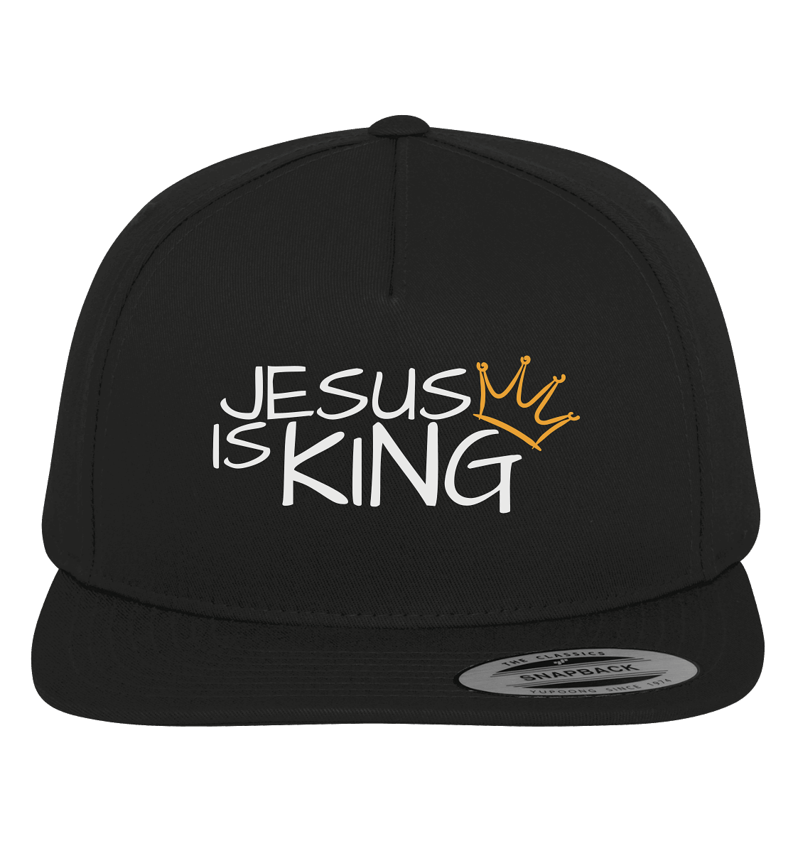 Jesus is King – Eine kraftvolle Botschaft des Glaubens | Christliche Kleidung - Premium Snapback