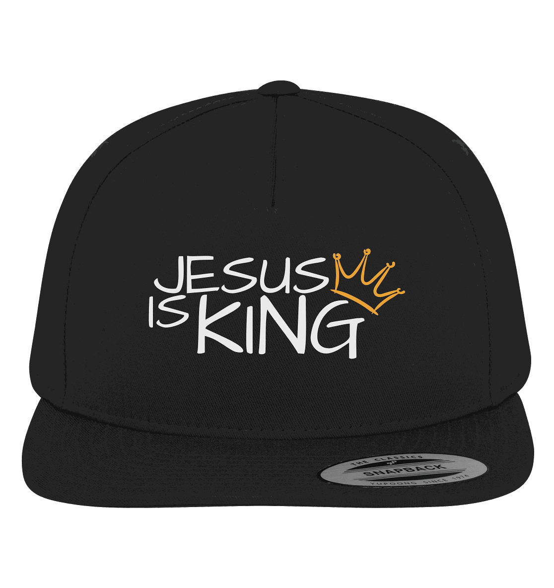 Jesus is King – Eine kraftvolle Botschaft des Glaubens | Christliche Kleidung - Premium Snapback