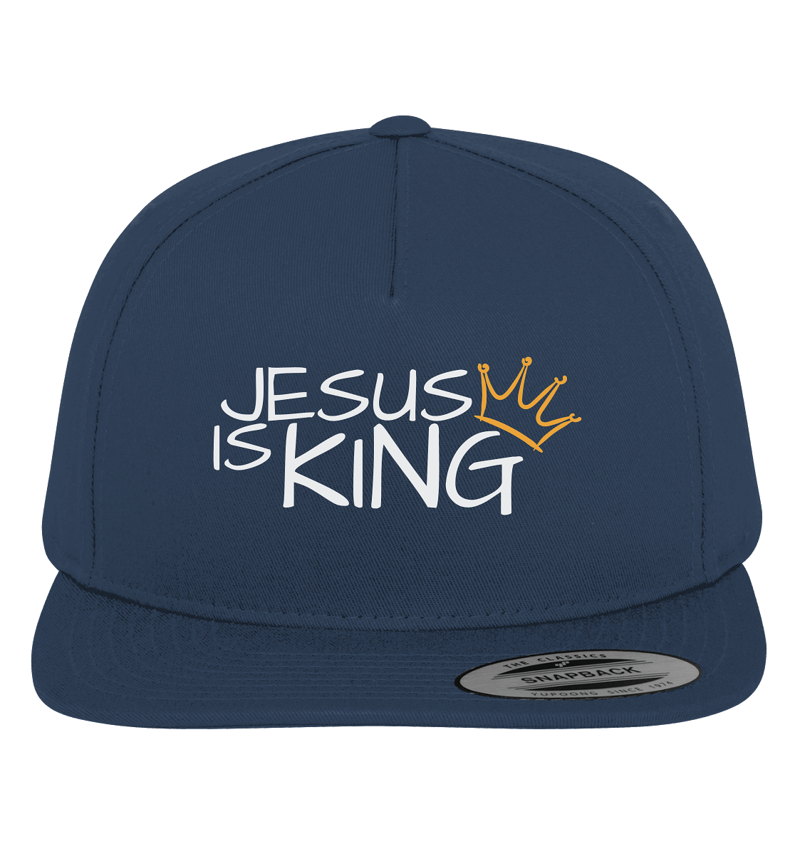 Jesus is King – Eine kraftvolle Botschaft des Glaubens | Christliche Kleidung - Premium Snapback