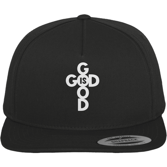 God is Good | Christliche Kleidung & Geschenke im Kreuz-Design - Premium Snapback