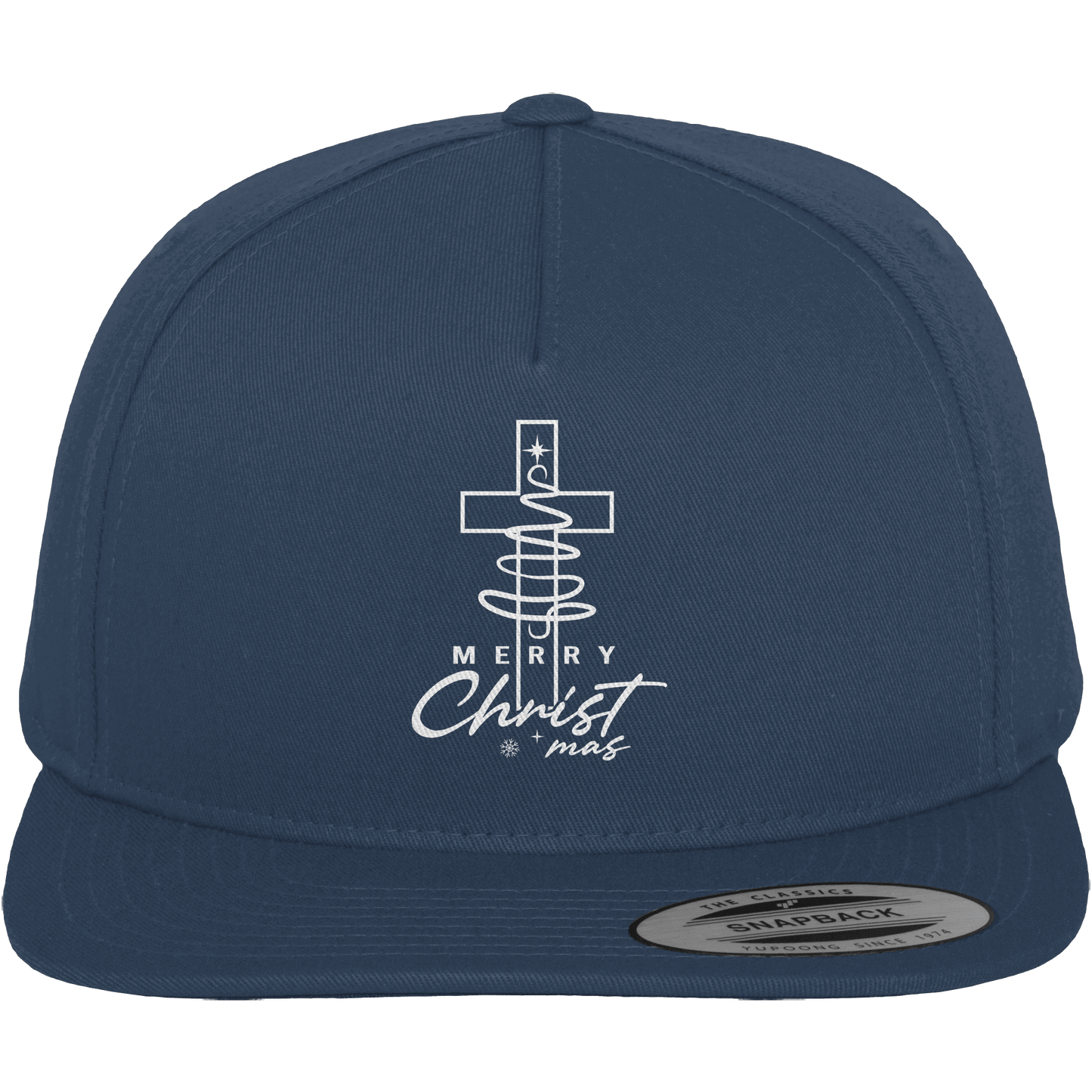 Kreuz und Christbaum – Merry Christ*mas Design - Premium Snapback
