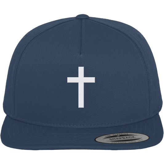 Cross embroidered – simple design with deep meaning (embroidery) - Premium Snapback