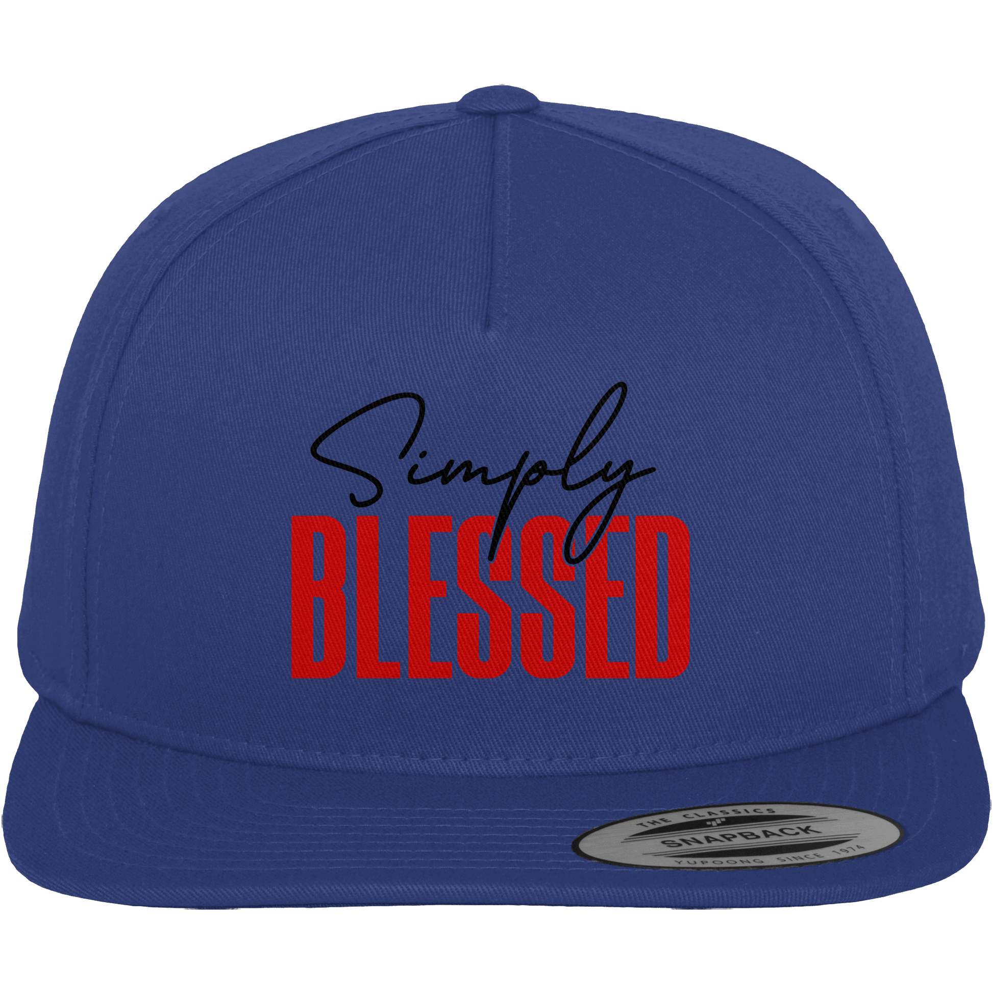 Simply Blessed | Christliches Design mit klarer Botschaft - Premium Snapback
