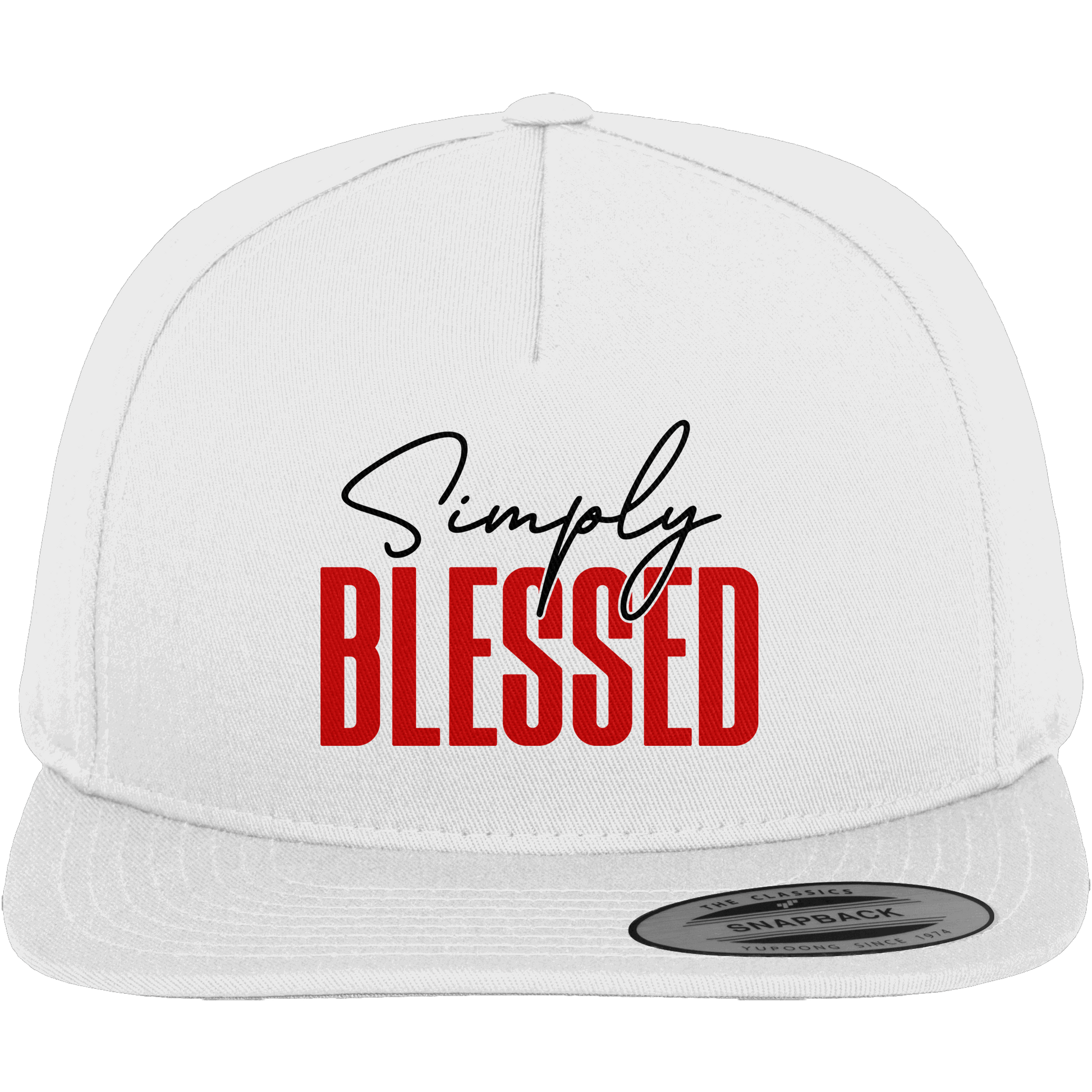 Simply Blessed | Christliches Design mit klarer Botschaft - Premium Snapback