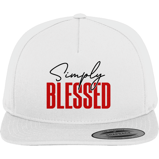 Simply Blessed | Christliches Design mit klarer Botschaft - Premium Snapback