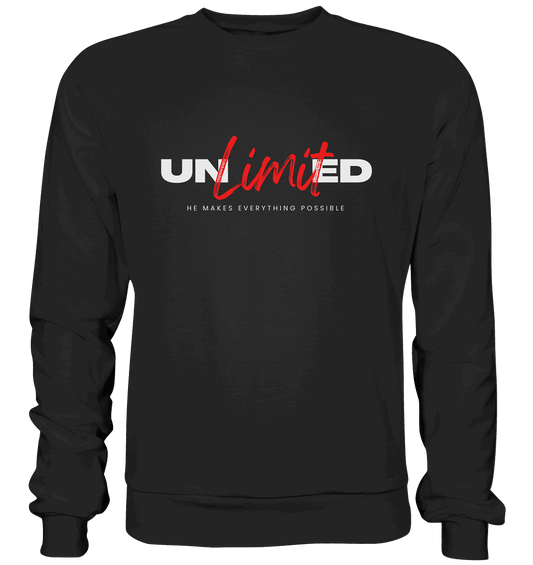 Unbegrenzte Möglichkeiten "Unlimited" - Premium Sweatshirt