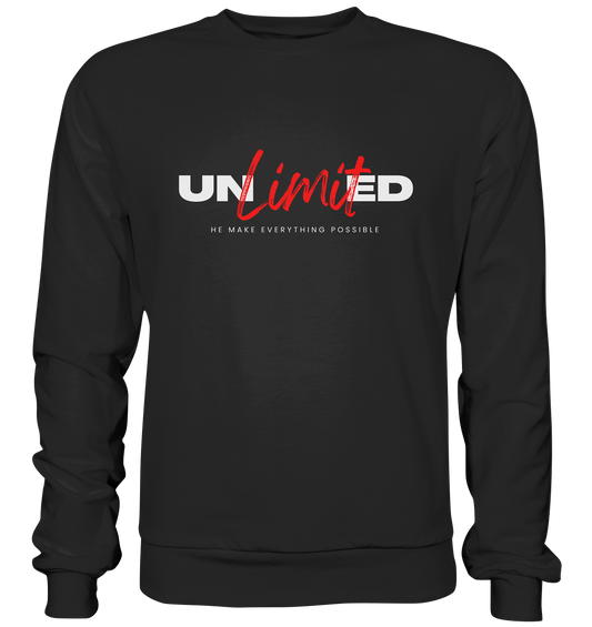 Unbegrenzte Möglichkeiten "Unlimited" - Premium Sweatshirt