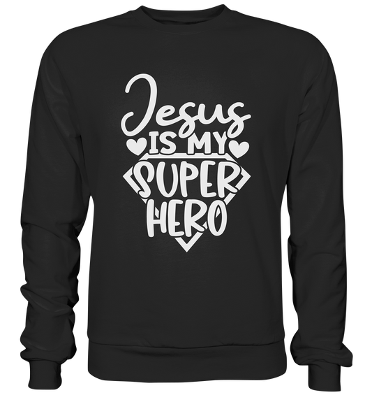 Jesus ist mein Superheld - Premium Sweatshirt