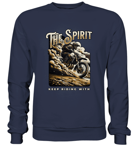 Keep Riding with the Spirit | Christliche Kleidung & Geschenke im Motocross-Design - Premium Sweatshirt