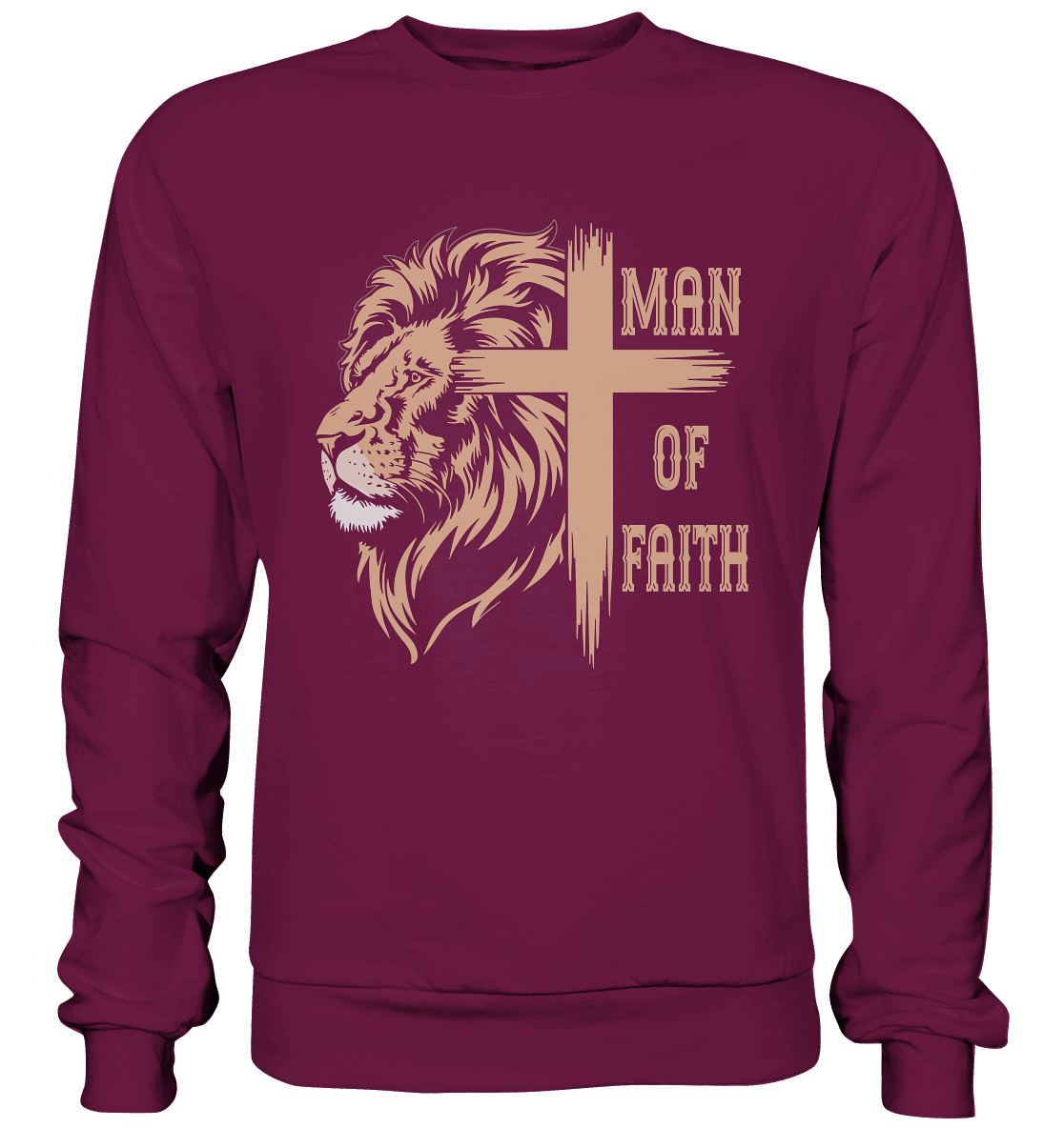 Man of Faith | Christliche Designs - Premium Sweatshirt