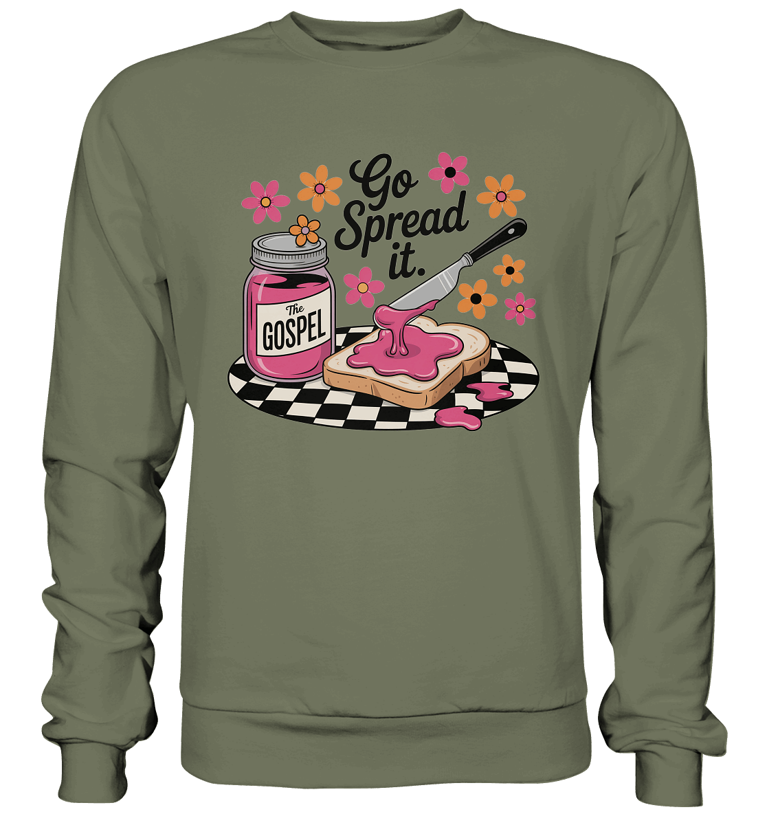 Go Spread It – The Gospel | Christliche Produkte - Premium Sweatshirt