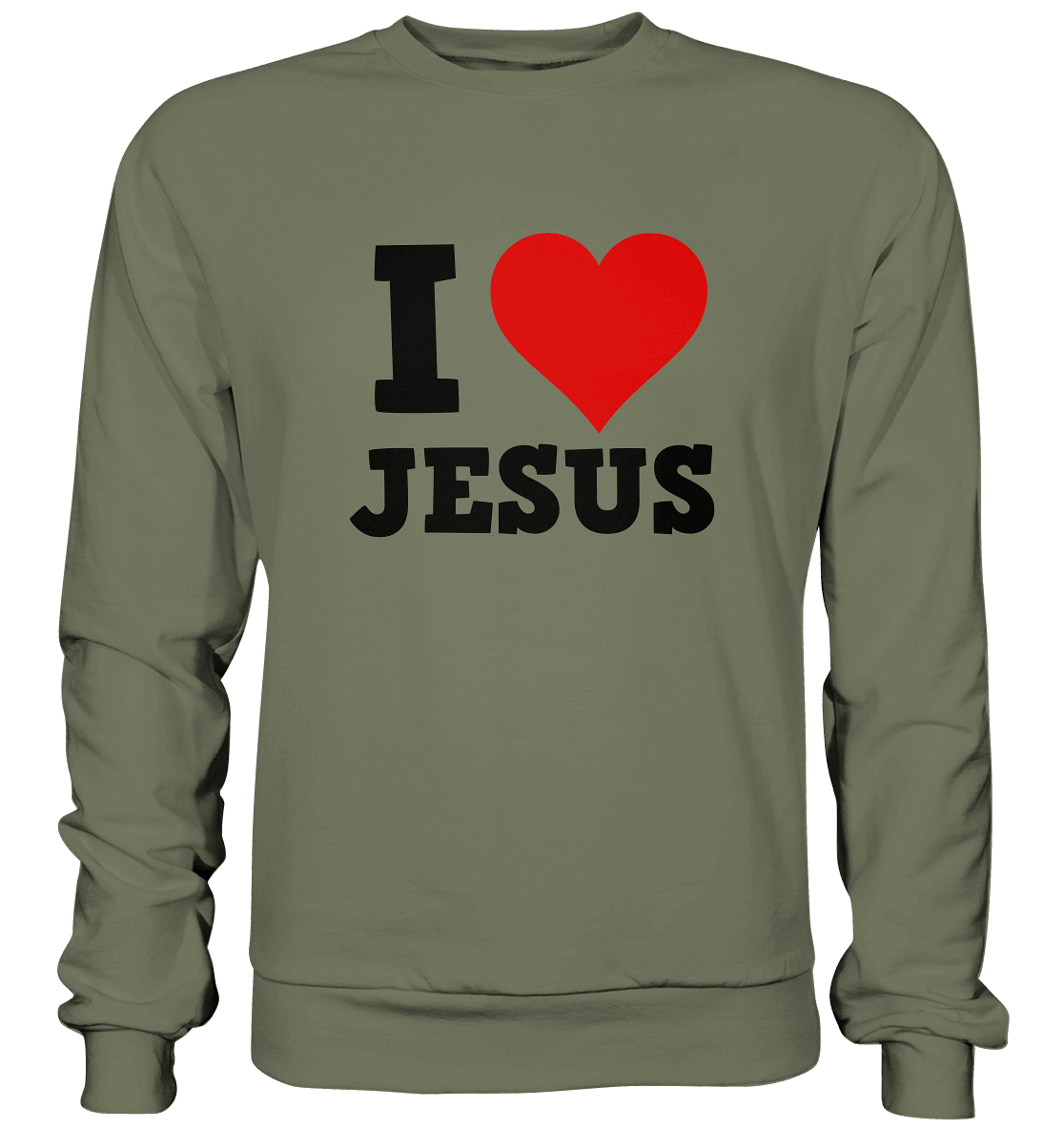 I Love Jesus - Premium Sweatshirt