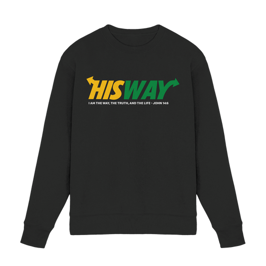 His Way – John 14:6 | Christliches Statement Design mit Johannes 14,6 - Premium Sweatshirt