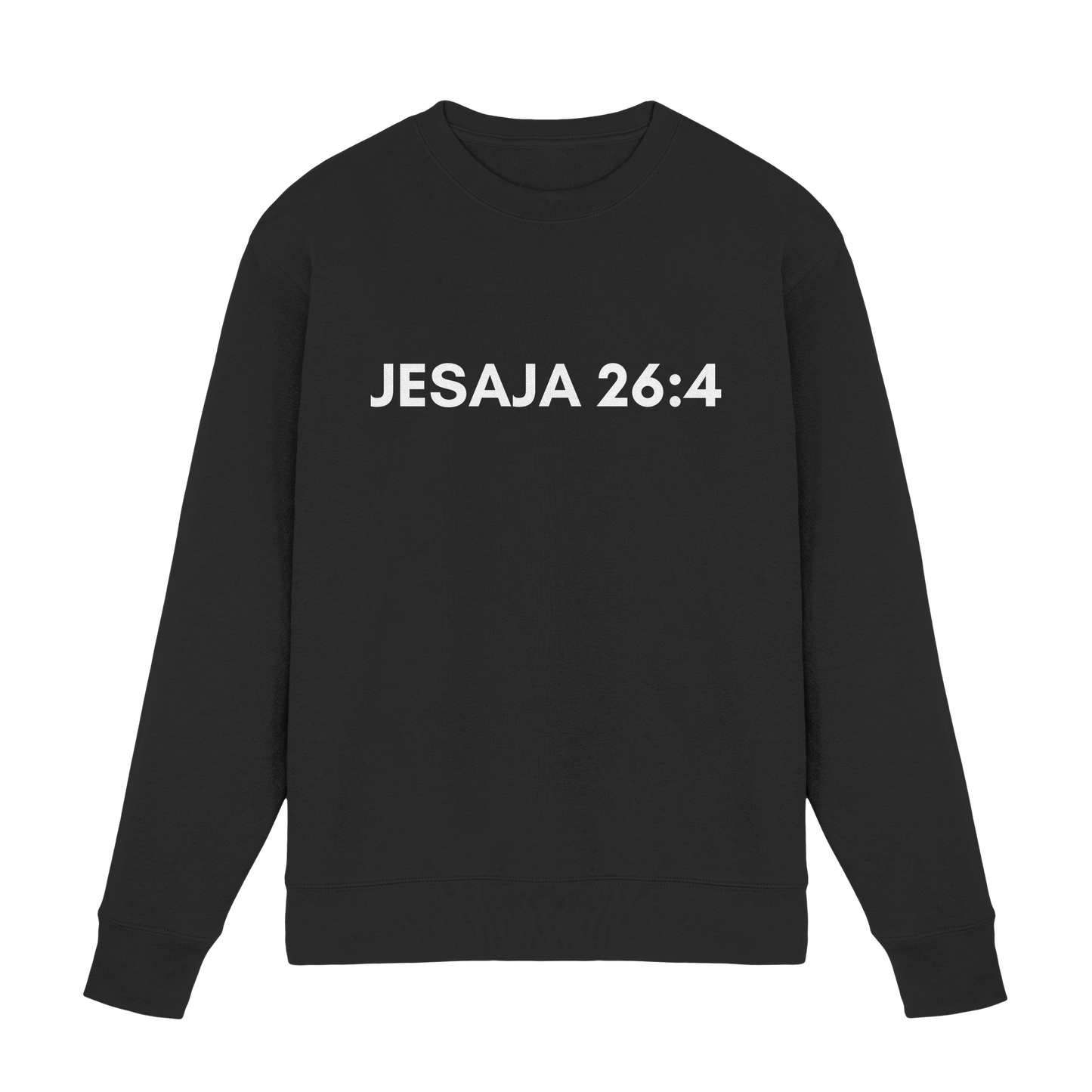 Jesaja 26,4 – Der Herr ist ein ewiger Fels | Christliches Bibelvers Design - Premium Sweatshirt