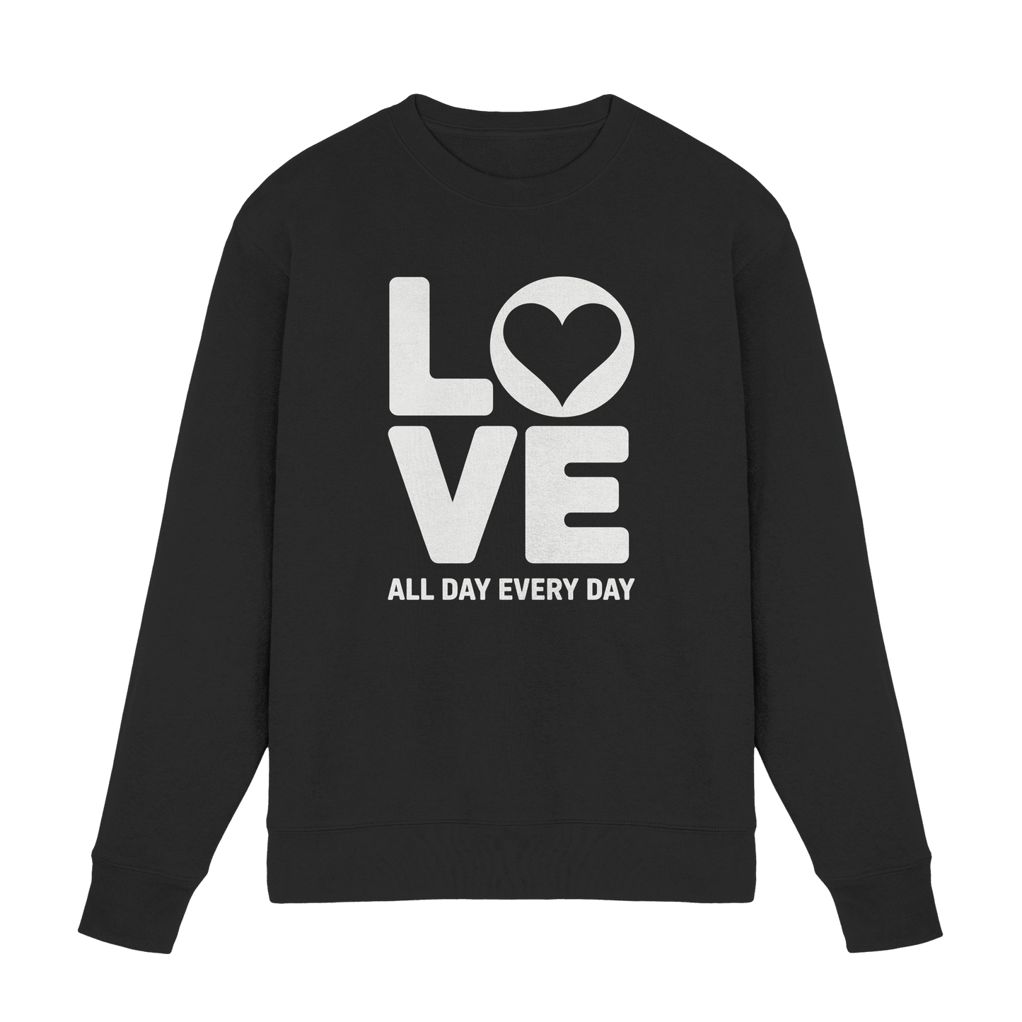 Love All Day Every Day | Love Design - Premium Sweatshirt
