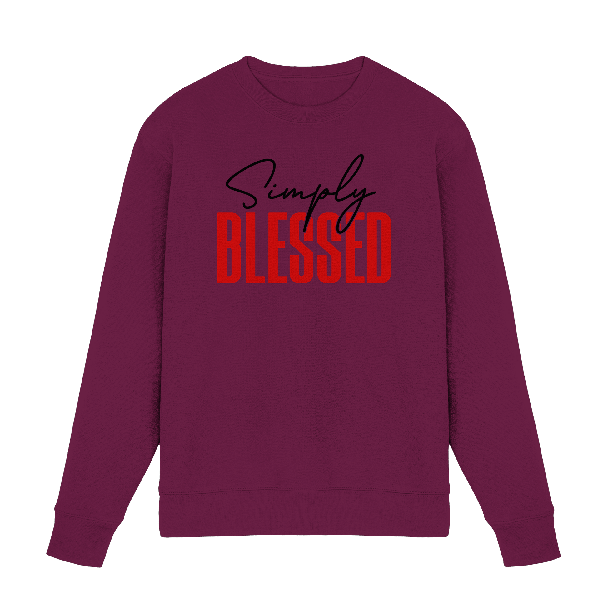 Simply Blessed | Christliches Design mit klarer Botschaft - Premium Sweatshirt