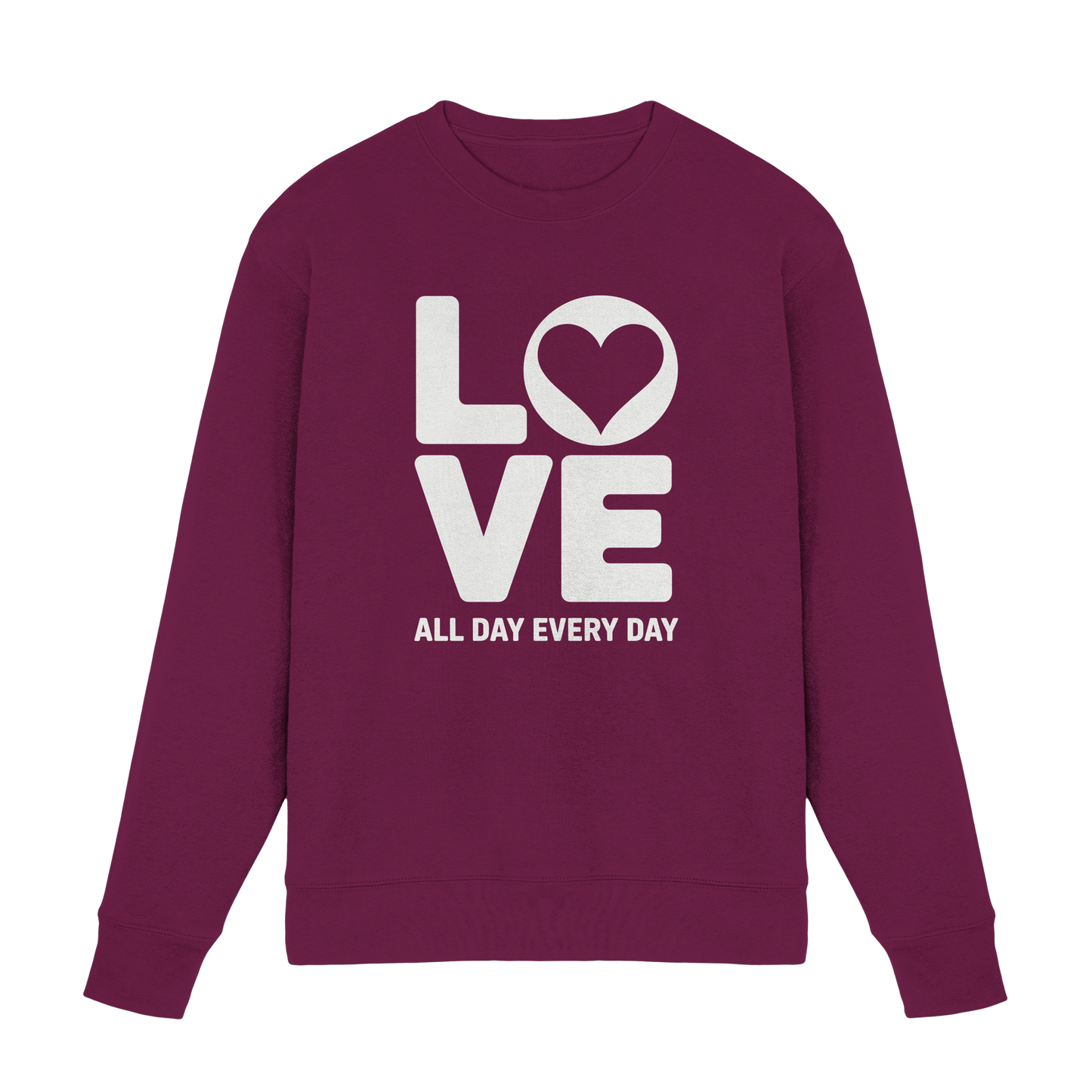 Love All Day Every Day | Love Design - Premium Sweatshirt