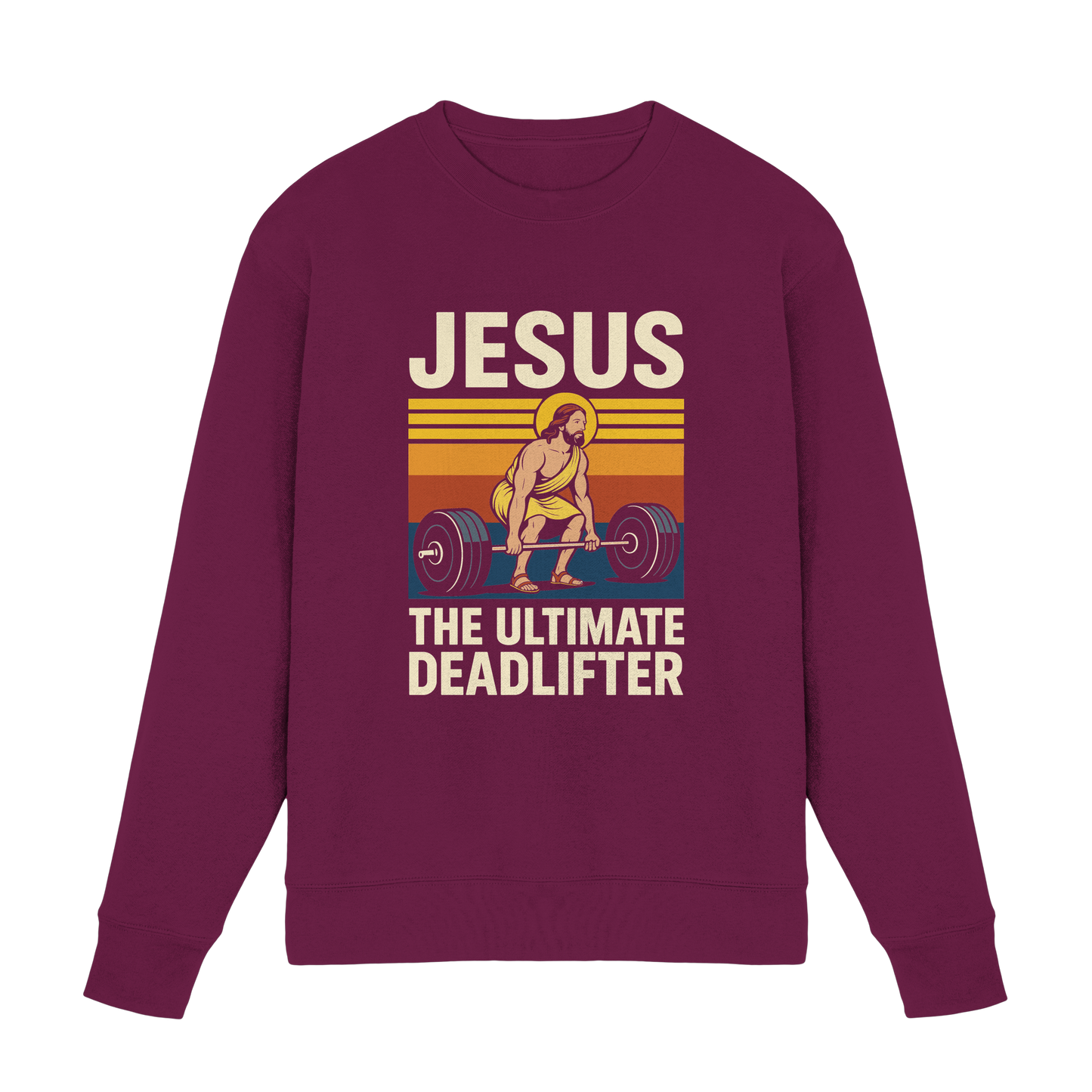 Jesus Deadlifter – Jesus the Ultimate Deadlifter | Christliches Fitness Design - Premium Sweatshirt