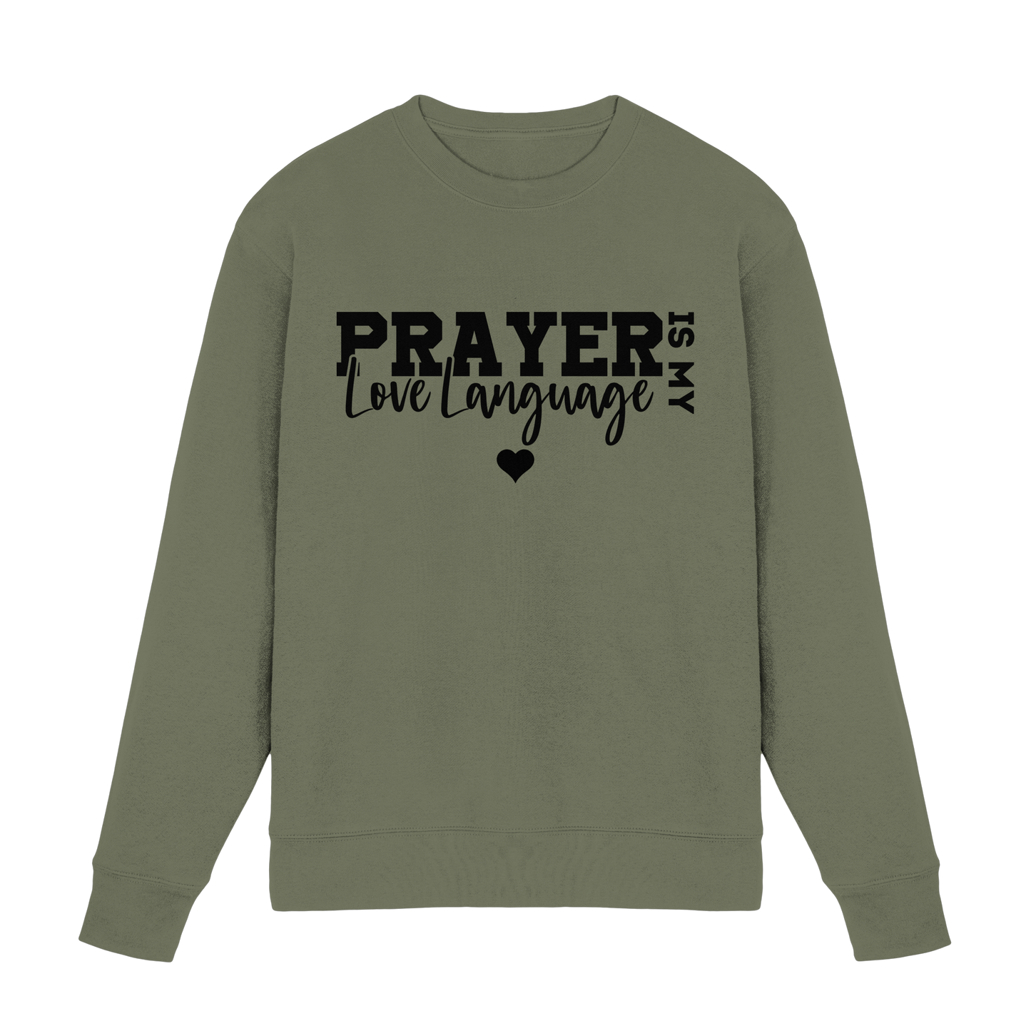 Prayer Is My Love Language – Christliche Kleidung mit Statement - Premium Sweatshirt
