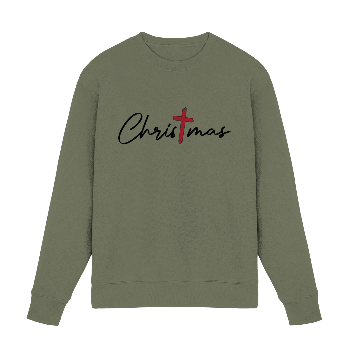 Christmas – das Kreuz im Mittelpunkt von Weihnachten | Christliches Design  - Premium Sweatshirt