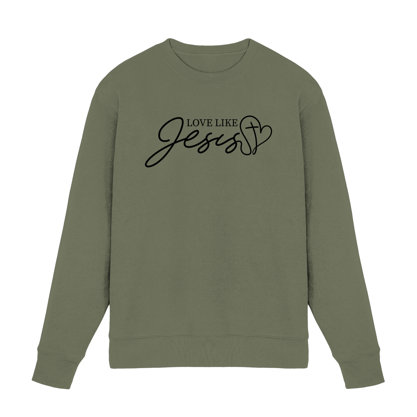 Love Like Jesus – Liebe, die verändert | Ein Statement des Glaubens - Premium Sweatshirt