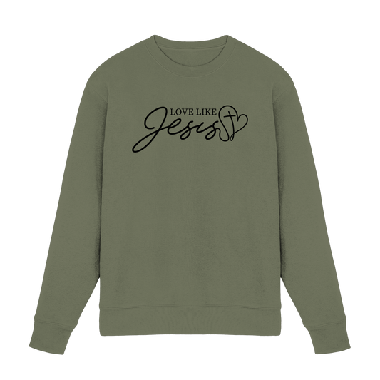 Love Like Jesus – Liebe, die verändert | Ein Statement des Glaubens - Premium Sweatshirt