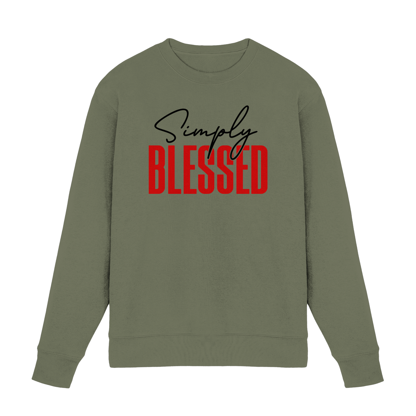 Simply Blessed | Christliches Design mit klarer Botschaft - Premium Sweatshirt