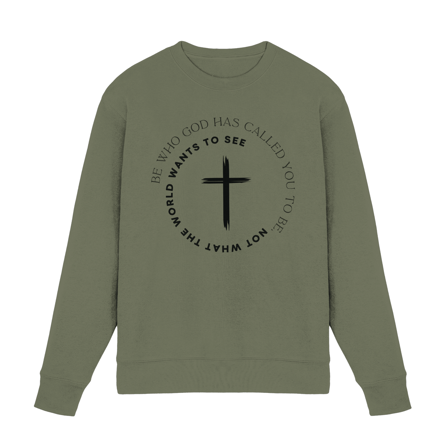Be Who God Called You To Be – Cross Statement Design - Premium Sweatshirt