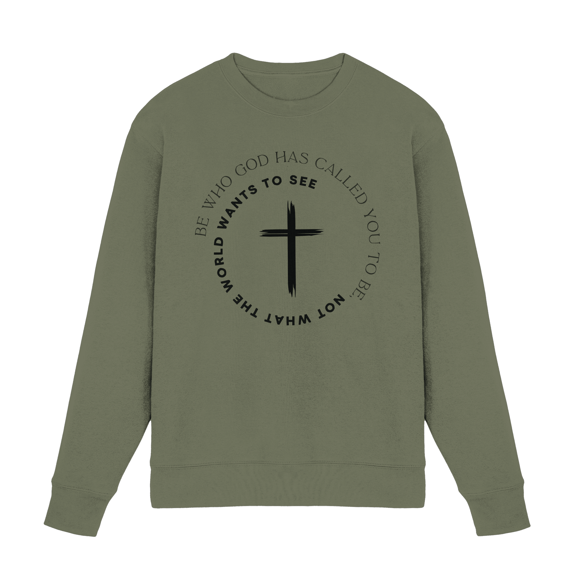 Be Who God Called You To Be – Cross Statement Design - Premium Sweatshirt