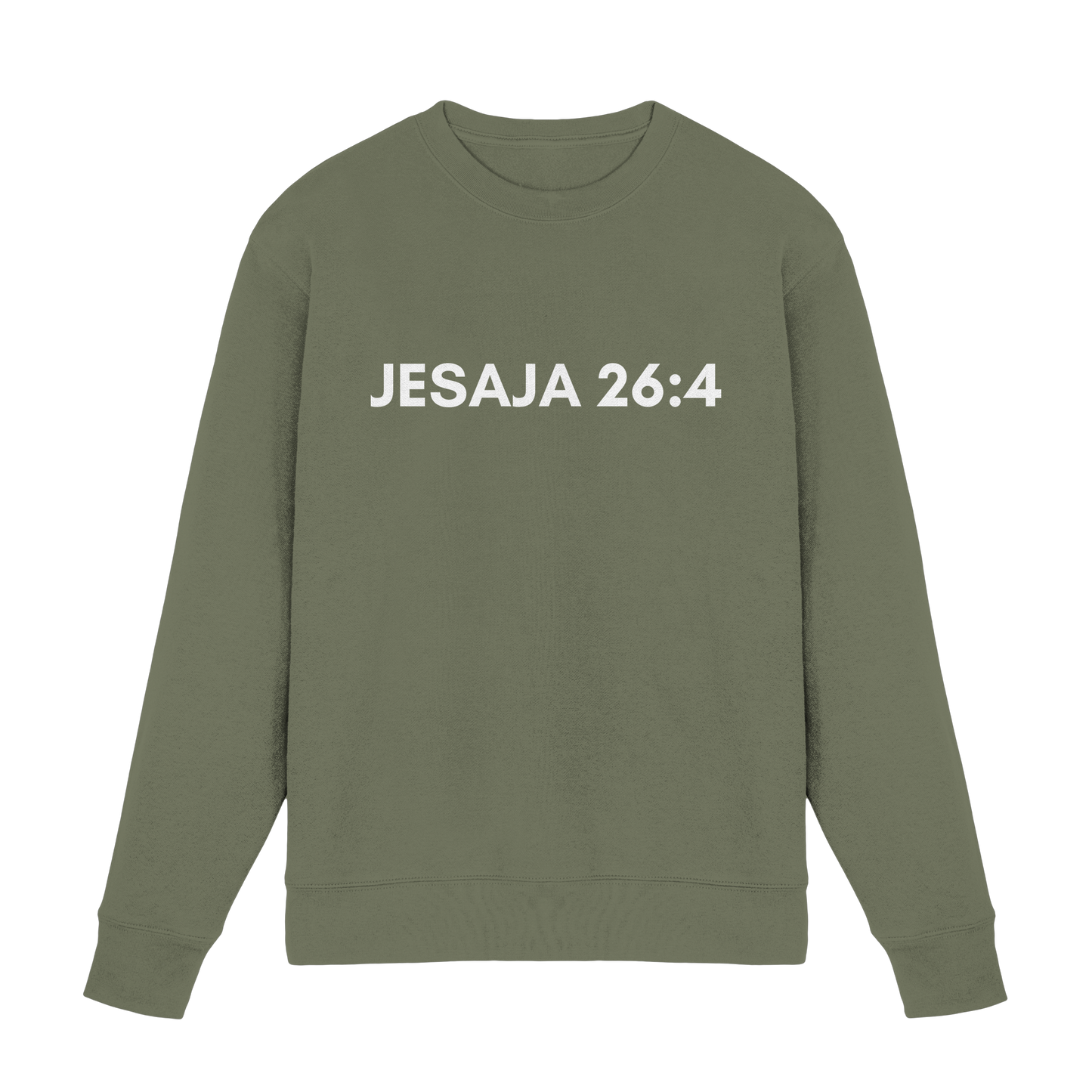 Jesaja 26,4 – Der Herr ist ein ewiger Fels | Christliches Bibelvers Design - Premium Sweatshirt